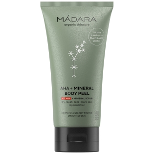 MÁDARA AHA+ MINERÁLNY TELOVÝ PEELING, 175 ml