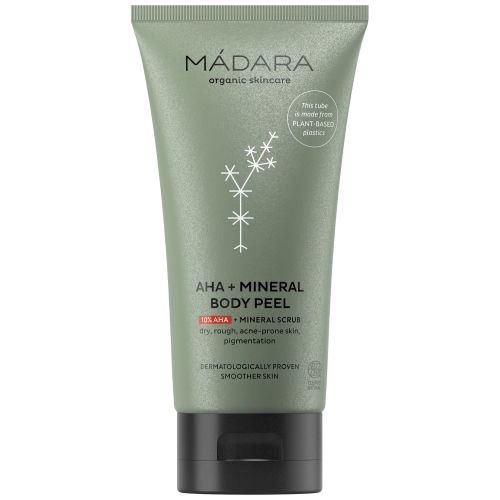 MÁDARA AHA+ MINERÁLNY TELOVÝ PEELING, 175 ml