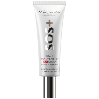 MÁDARA SOS RICH HYDRA-BARIER CICA CREAM, HYDRATAČNÝ KRÉM, 40 ml