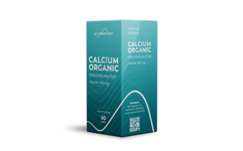 MY POWER WAY Calcium Organic - Prírodné Kalcium, výživový doplnok, 60 kapsúl