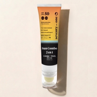 SUN COMBO Opaľovací krém + tyčinka na pery SPF50+, 20 ml + 2 g (1)