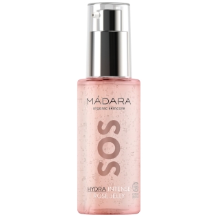 MÁDARA SOS HYDRA INTENSE, HYDRATAČNÝ HYALURONOVÝ GÉL S RUŽOVOU VODOU, 75 ml