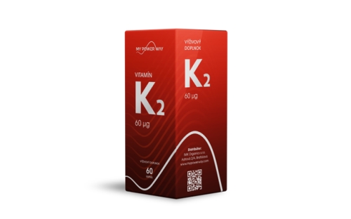 Vitamín K2, 60 kapsúl